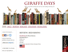 Tablet Screenshot of giraffedays.com
